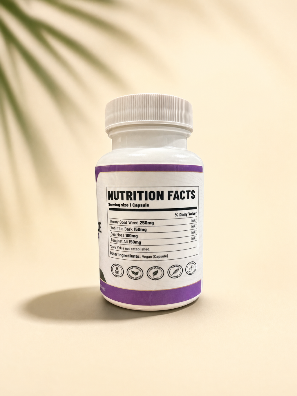 Men's Vitality & Energy Herbal Capsules (30 ct)
