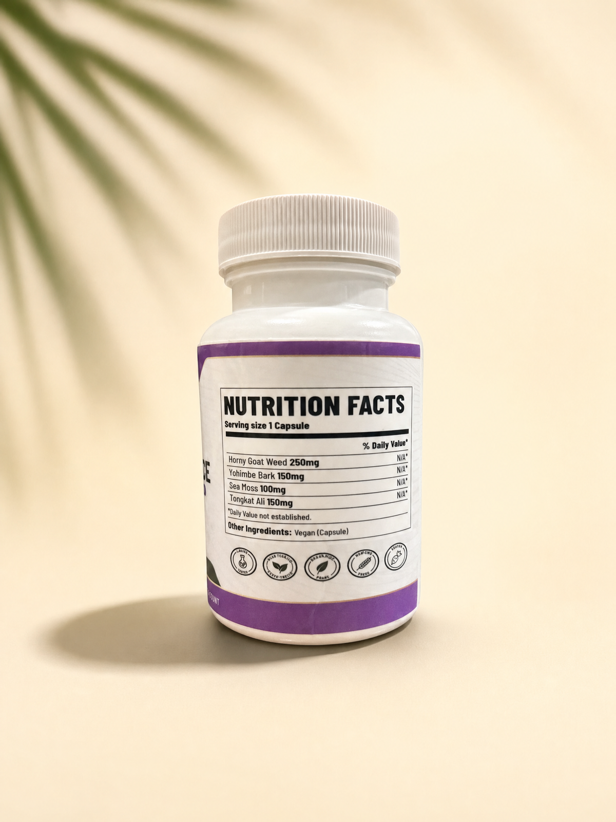 Men's Vitality & Energy Herbal Capsules (30 ct)