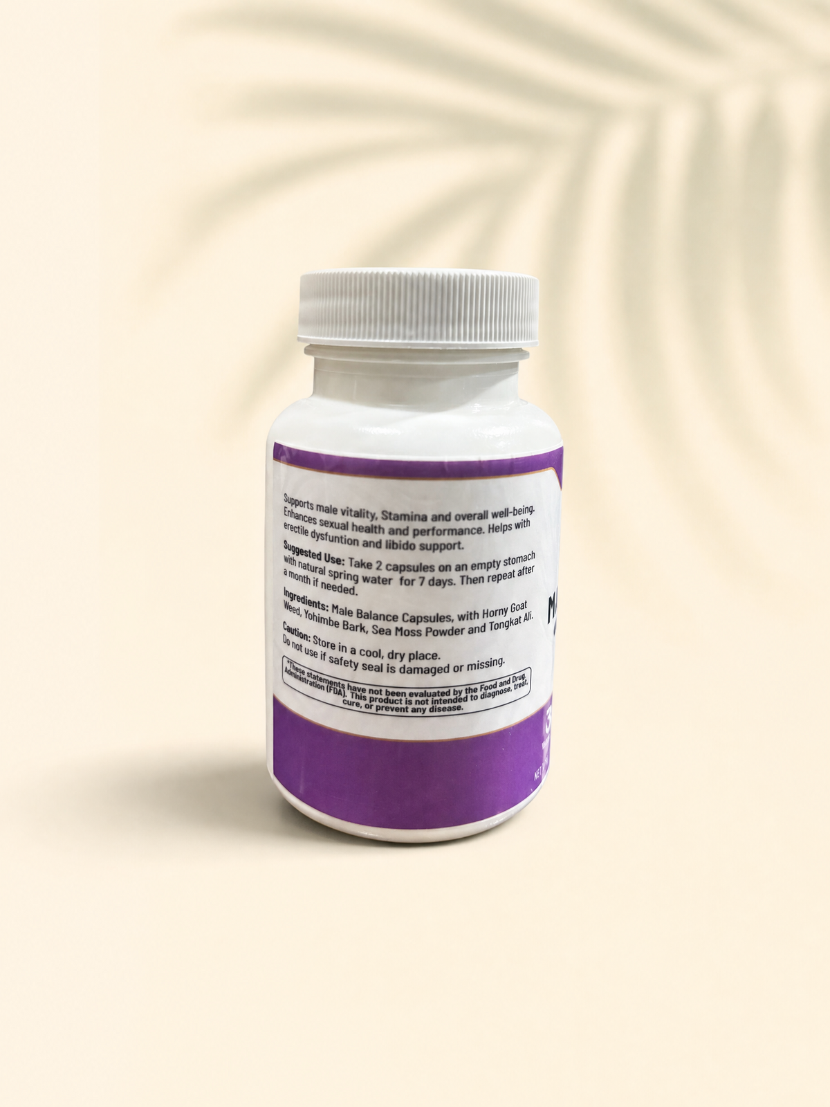 Men's Vitality & Energy Herbal Capsules (30 ct)