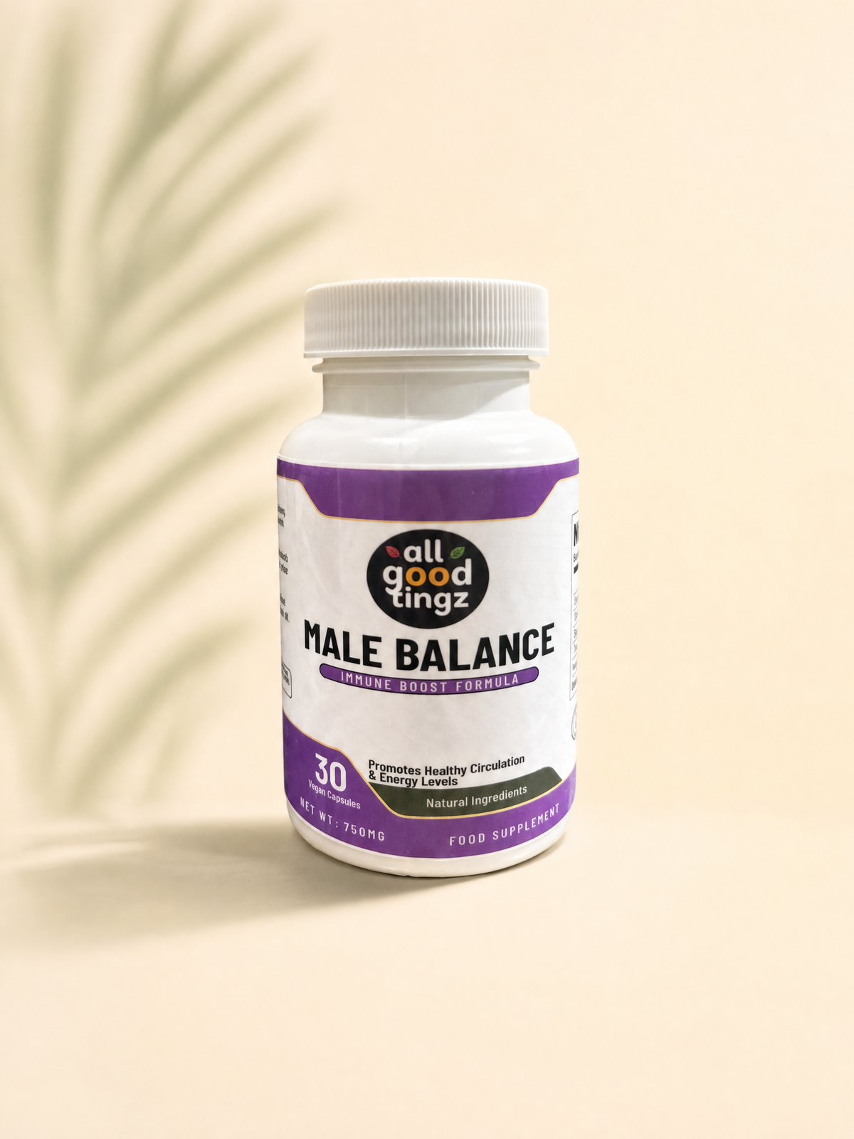 Men's Vitality & Energy Herbal Capsules (30 ct)