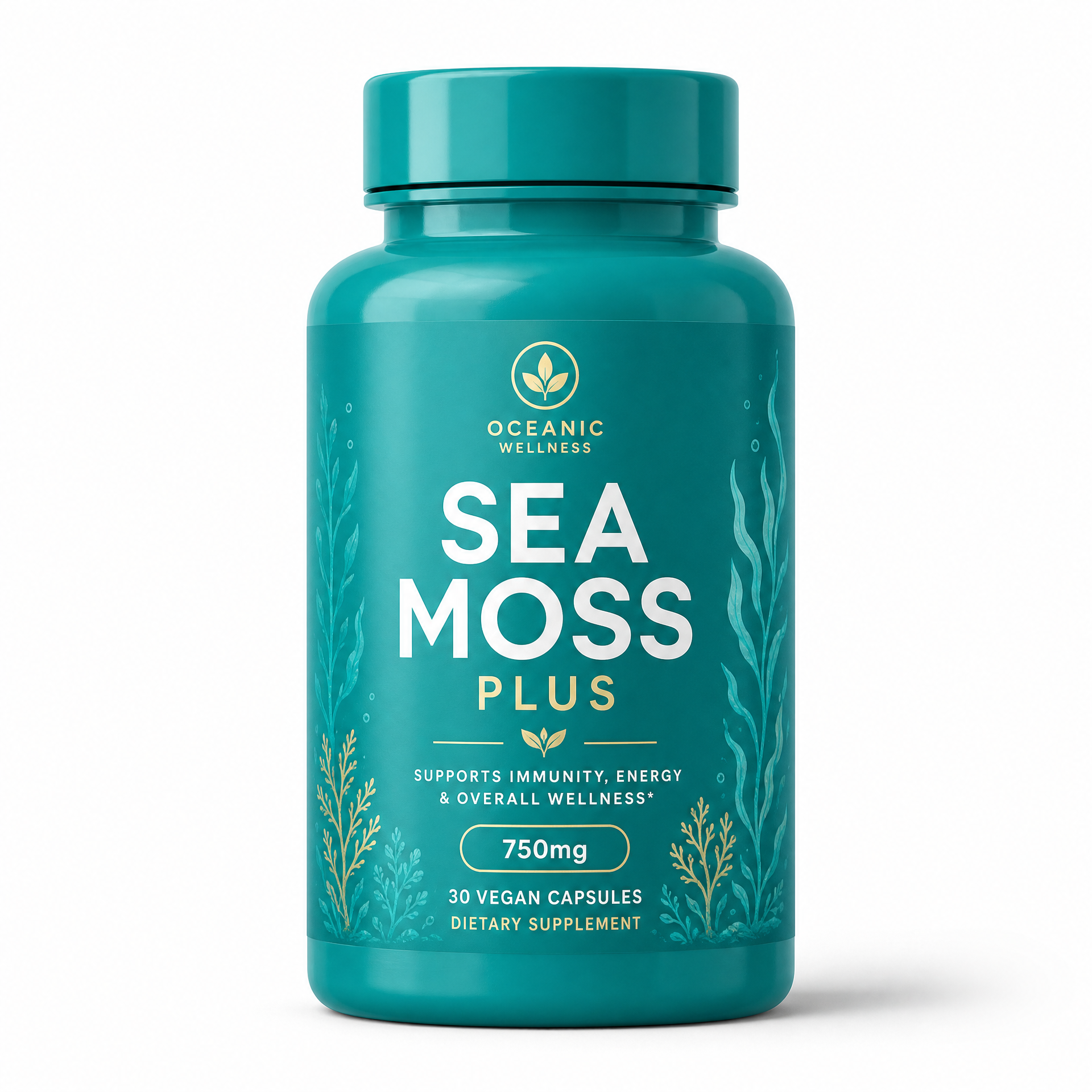 Sea Moss Plus Capsules 30ct - All Good Tingz Natural Immunity and Energy Supplement